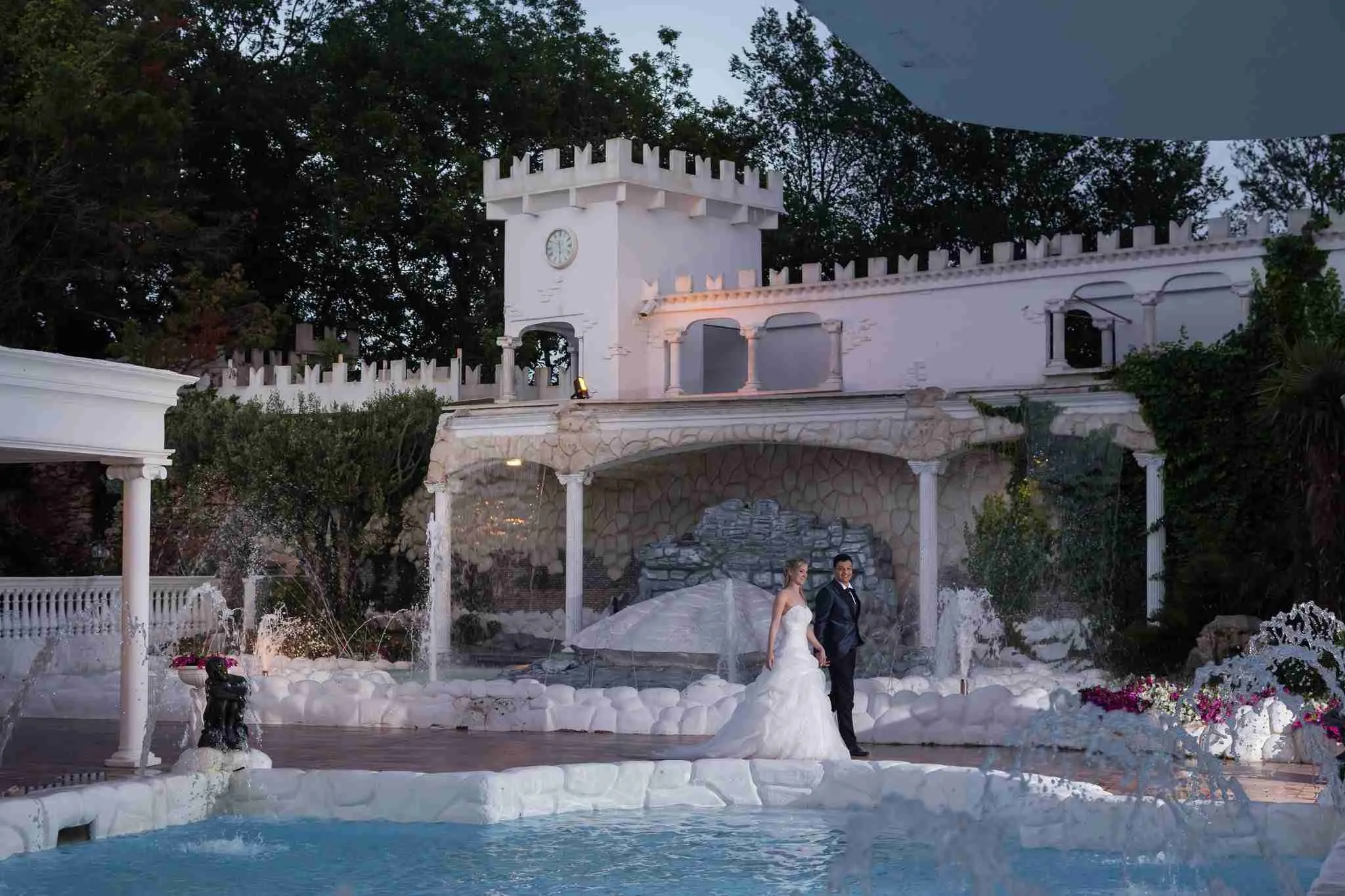 Matrimonio in Villa lago dei cigni: Esterni, giardino e piscina