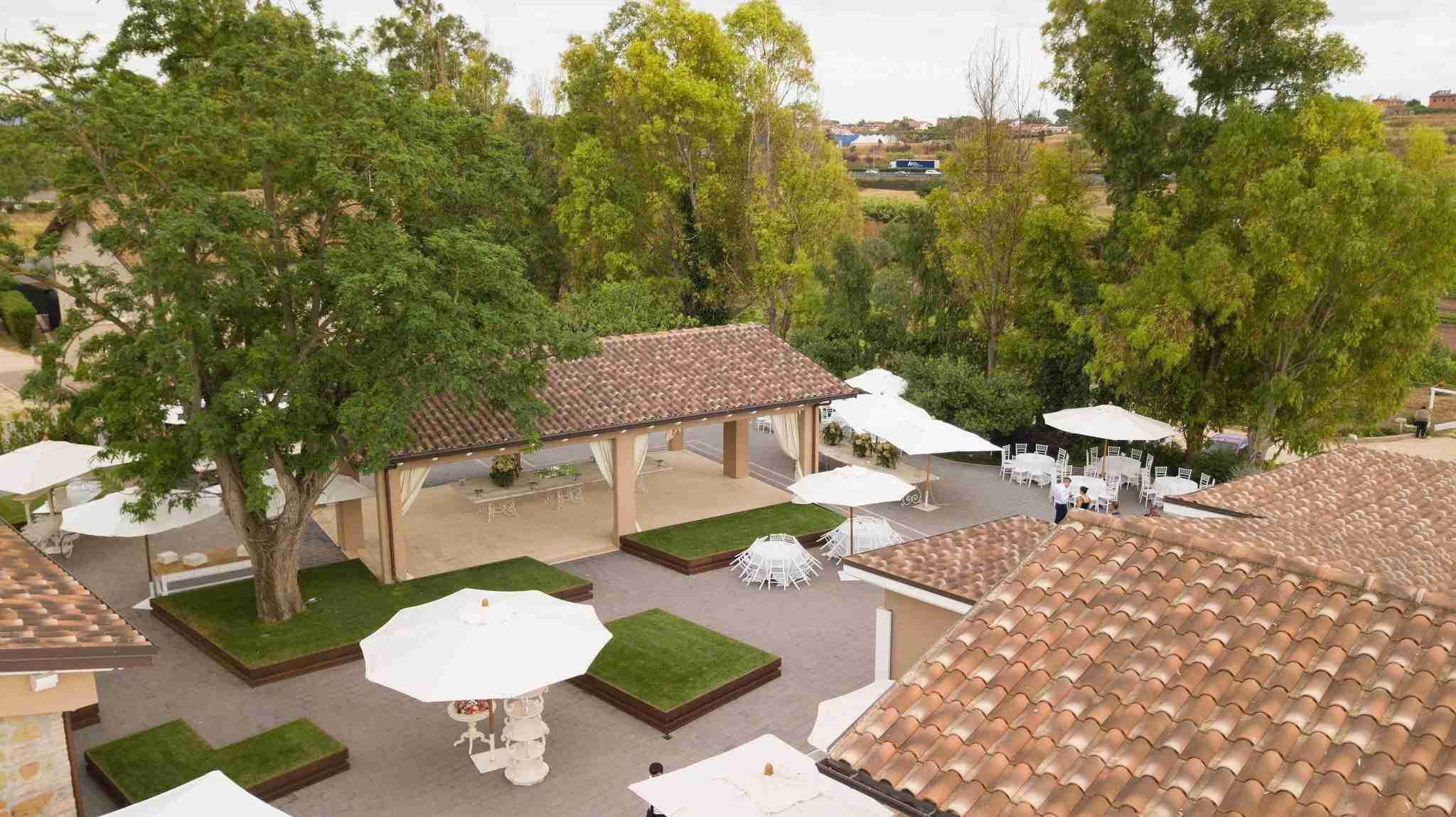 Matrimonio in Villa le Jarden Potager: Esterno