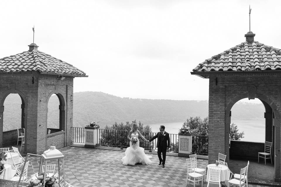 Villa del Cardinale - Punta San Michele - Fotoreportage matrimonio di Marco & Francesca - Colizzi Fotografi